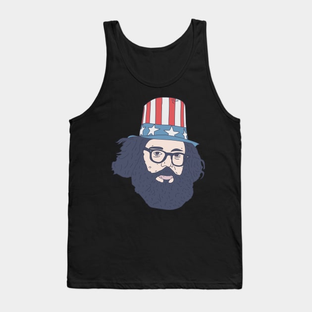 Allen Ginsberg - American Poetry - Beat Culture Tank Top by DeWinnes